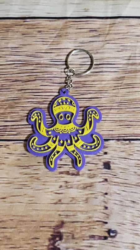 Custom Keychain - Personalized 3D printed keychain
